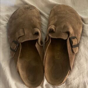 Men's Brown Suede Slip-On Shoes